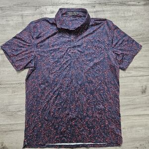 G/Fore Golf Polo Shirt all over print size XL performance